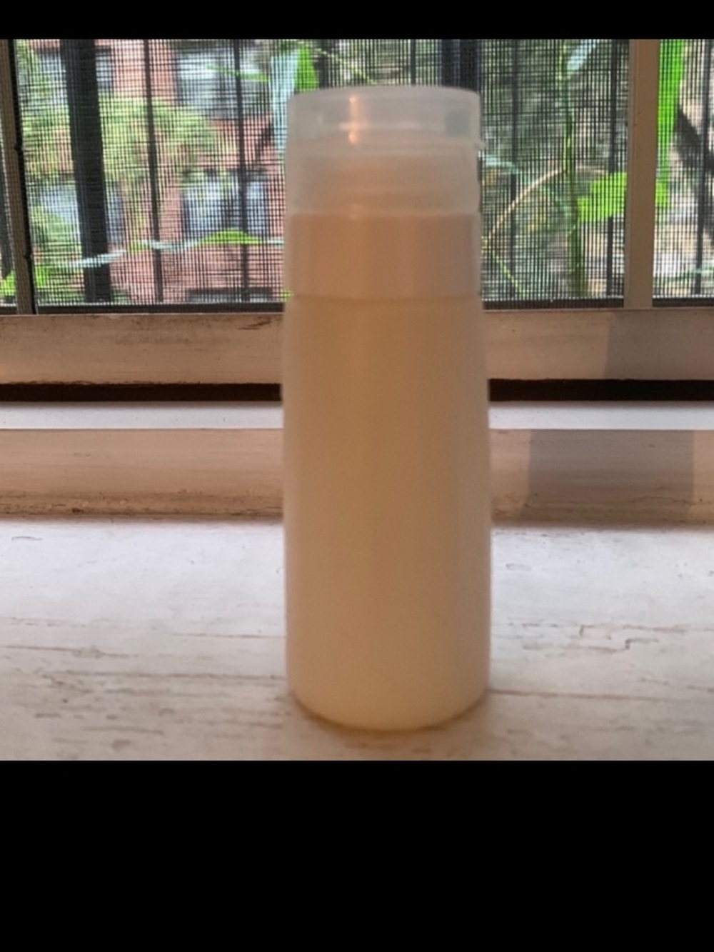 White Travel Bottle